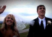 A snapshot from a wedding video